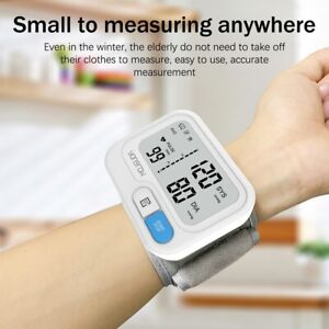 Automatic Digital Wrist Blood Pressure Monitor Tensiometer Tonometer Sphygmomano