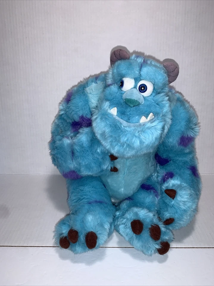 Disney Pixar Monsters Inc Sulley Peluche Juguete Suave Azul Púrpura Muñeca Sullivan 16” Foto 1 de 4