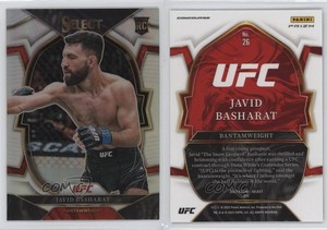 2023 Panini Select UFC Concourse Silver Prizm Javid Basharat #26 Rookie RC
