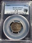 1857 Flying Eagle Cent PCGS MS63 S-3 DDO Eagle Eye Photo Seal