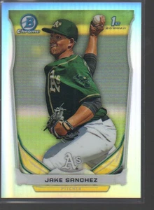 JAKE SANCHEZ 2014 BOWMAN CHROME PROSPECTS REFRACTOR CARD #BCP88 /500 - Picture 1 of 1