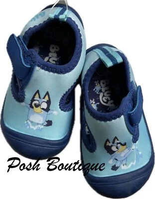 Sapatos aquáticos AZUL maiô sandália bingo cachorro Disney 9 10 11 12 13 1 menino menina - Imagem 1 de 4
