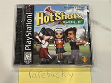 Hot Shots Golf (PS1 PSX Playstation) NEW SEALED BLACK LABEL Y-FOLD W/UPC, RARE!