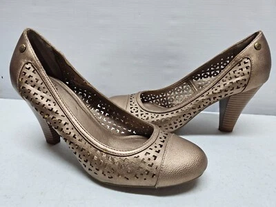 Life Stride 女式 9 码速度鞋青铜记忆泡沫高跟鞋 3.5 码 — 第 1/4 张图片