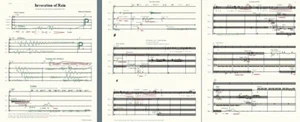 Contemporary music for percussions Invocation of Rain by Ukrainian composer PDF - Picture 1 of 4