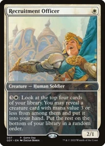 1x - Recruitment Officer - Game Day Promo /The Brother's War - UC NM MTG - Picture 1 of 1