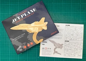 Jet Plane Wooden Construction Kit Construction Club Age 8+ Brand New - Picture 1 of 9