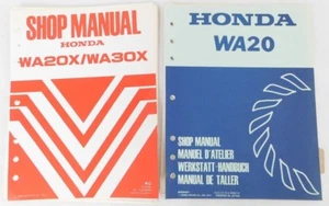  Genuine Honda WA20X WA30X Water Pump Shop Manual Book Seven Ring Binder Style - Picture 1 of 12