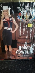 Womens Western Rodeo Wild West Cowgirl Costume M - Picture 1 of 1