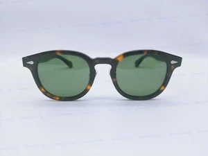 MOSCOT LEMTOSH TORTOISE Frame Green Lenses W/ METAL NOSE 49-24-145 - Picture 1 of 6