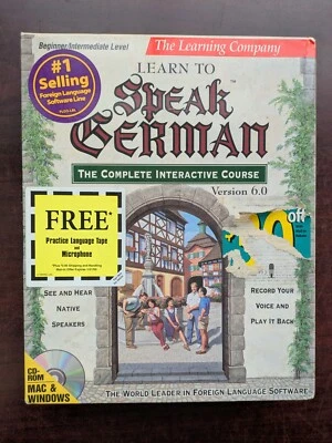 "Learn to Speak German" Interactive Software Course Version 6.0 Mac & Windows CD - Image 1 of 3