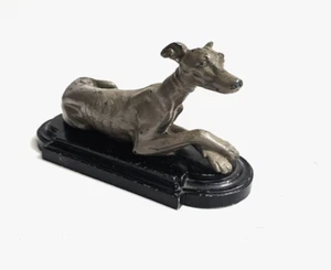 ART DECO GREYHOUND DOG STATUE WHIPPET DOG FIGURINE SCULPTURE COLLECTIBLE - Picture 1 of 14