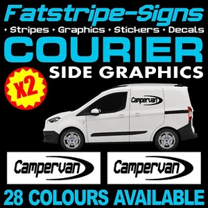 passend für FORD COURIER VAN WOHNMOBIL VINYL GRAFIK AUFKLEBER DECALS CAMPER STREIFEN - Bild 1 von 2