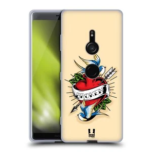 HEAD CASE DESIGNS OLD SCHOOL TATTOOS SOFT GEL CASE FOR SONY PHONES 1 - Picture 1 of 14