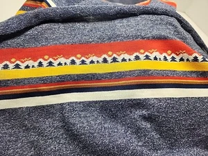 Western Southwest Stripe Mountain Sunset Sewing Quilting Craft Fabric 30x164 Vtg - Picture 1 of 24
