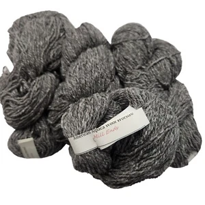 Lot of 4 Mill Ends Skeins American Alpaca Wool Worsted Yarn Medium Grey 240 Yrds - Picture 1 of 7