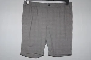 H&M men’s white and black Checked slim fit shorts size L - Picture 1 of 2