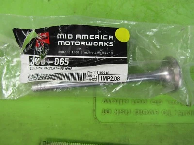 VW One 1961-1966 válvula de escape 40 hp 30 mm 1200cc-1300cc OEM p/n 113 109 612🔥NOS Foto 1 de 4