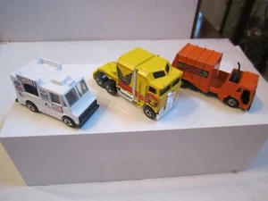 1983 HOT WHEELS GOOD HUMOR TRUCK & 2 (1982) MATCHBOX TRUCKS - MASH THUNDER - A - Bild 1 von 5