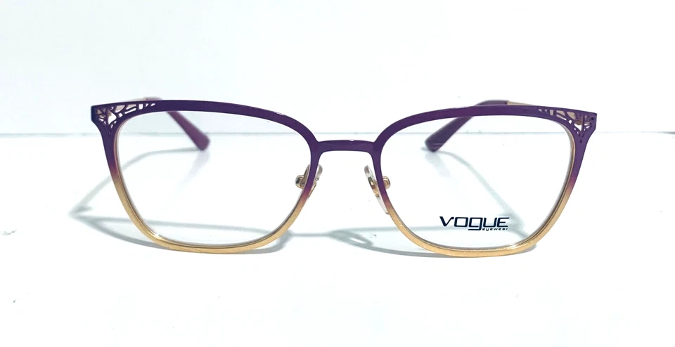 VOGUE VO 4103 5086 GAFAS AUTÉNTICAS METAL ORO VIOLETA RX 50-17-135 MM NUEVAS Foto 1 de 4