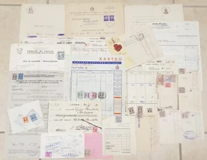 LOTTO 21 DOCUMENTI VARI TUTTI AFFRANCATI CON MARCHE DA BOLLO DI VARIO TIPO - Imagen 1 de 2