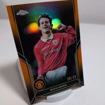 🌟 Ryan Giggs Topps Chrome Deluxe 2024/25 Manchester United /25 #OT-14 - Image 1 of 3