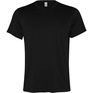 Roly Herren Slam Kurzarm Sport T-Shirt / L Solid Black PF4428 - Bild 1 von 2