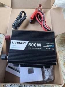 Power Converter 500W Inverter DC 12V to AC 240V Car Vehicle Adapter for Laptop - Picture 1 of 3