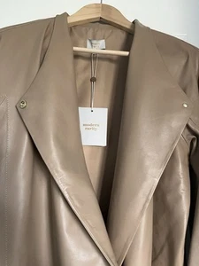 Stunning Nappa Leather Coat RRP £365.00! - Picture 1 of 6