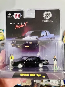 M2 MACHINES DIORAMA AUTO FIGS 1987 BUICK REGAL TURBO T TYPE - Picture 1 of 1
