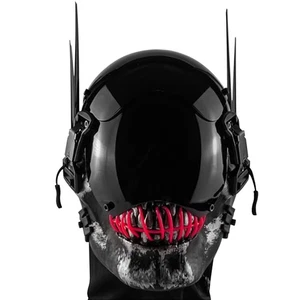 Punk LED Mask, Skull Helmet, Adjustable Helmet with 3 Light Modes, Perfect fo... - Picture 1 of 5
