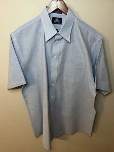 Stafford Faltenfreies Herren Hemd 17 1/2 Kurzarm Button Down  - Bild 1 von 9