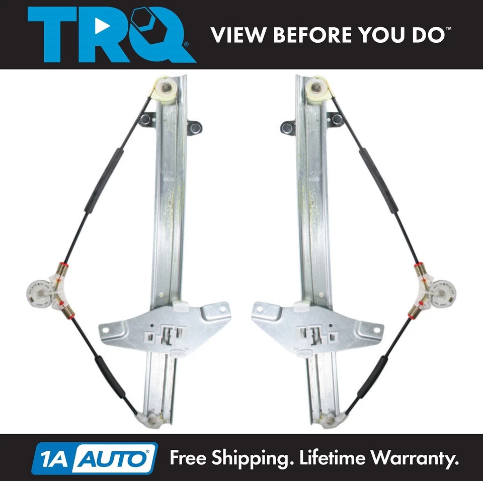 TRQ Front Door Power Window Regulators Pair Set  Left &  Right for 93-97 Corolla - Изображение 1 из 4