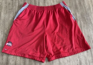 Ohio State University OSU Nike Team Basketball Shorts Men's XL Vintage 90's Red - Picture 1 of 11