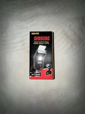 Bower SFD926C Digital AutoFocus Flash Power Zoom For Canon - Image 1 of 4
