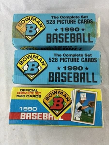 1990 Bowman Baseball Factory Sealed Box (3) - Bild 1 von 11