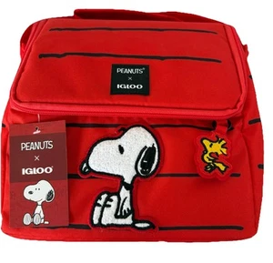 Peanuts Igloo Snoopy's Dog House - 12 Can Insulated Lunch Pail / Cooler NEW - Picture 1 of 5