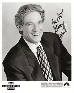 MAURY POVICH 8"X10" S/W Signierte Fotokopie - Bild 1 von 1