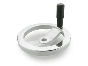 Volante de radios 125 mm, con mango giratorio, agujero 12 mm con ranura de buje - Imagen 1 de 2