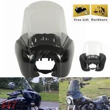 Motorcycle Headlight Fairing + Windshield For Harley Dyna Sportster Xl 1200 883 (Fits: Harley-Davidson Dyna)