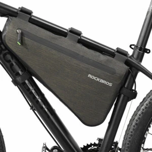 ROCKBROS Waterproof Bicycle Bike Frame Bag Mountain Road Cycling Top Tube Bag - Picture 1 of 20