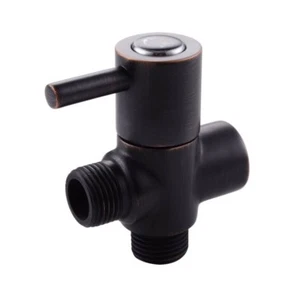 Handheld Showerhead Fixed Spray Head Shower Arm Diverter Valve Oil Rubbed Bronze - Picture 1 of 9