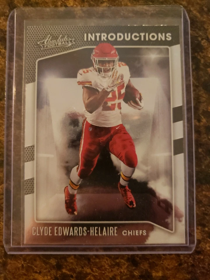 2020 Panini Absolute CLYDE EDWARDS-HELAIRE “Introductions” RC Foil Card #I-CEH - Image 1 of 2