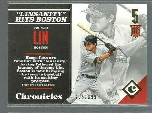 2017 Panini Chronicles Gold #148 Tzu-Wei Lin RC 195/399 (ref 91270) - Image 1 of 1