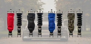 Juego de 4 Cubiertas Coilover Impermeables Protectores Tein BC D2 Velocidad Amarilla KW 35cm - Imagen 1 de 9