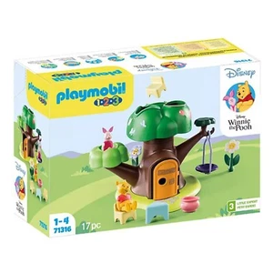 Playmobil 123 Disney Winnie The Pooh Winnie's And Piglet's Tree House Building - Picture 1 of 2
