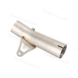 Slip On For BMW S1000RR 2015 2016 Motorcycle Exhaust Mid Link Pipe 60MM System - Picture 1 of 9