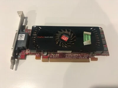 ATI FirePro 2450 Multi-View Dual VHDCI 512MB Graphics Video Card P/N:7120035600G - Image 1 of 4