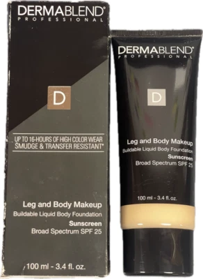 DERMABLEND  LEG AND BODY MAKEUP  # 0N FAIR NUDE  3.4 OZ NEW IN BOX - Image 1 of 2