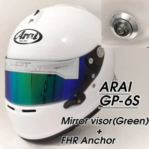 ARAI Helmet GP6S with shield and anchor Auto Racing sold by "Helmet Paint Tokyo" - Picture 1 of 5